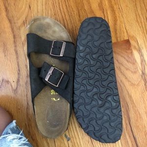 Chocolate brown Birkenstock’s sz 39
